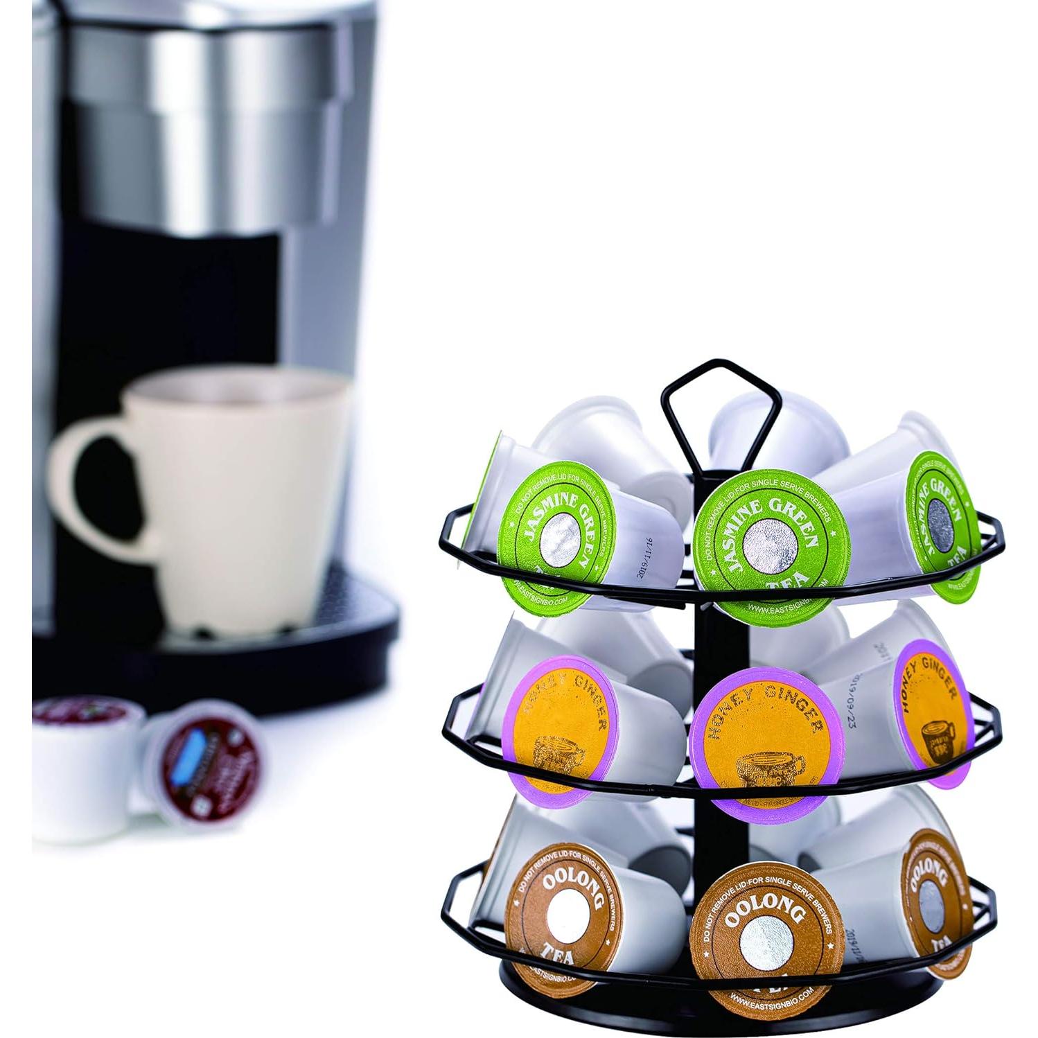 Soporte giratorio para K-Cup FlagShip 3 niveles 21 cápsulas