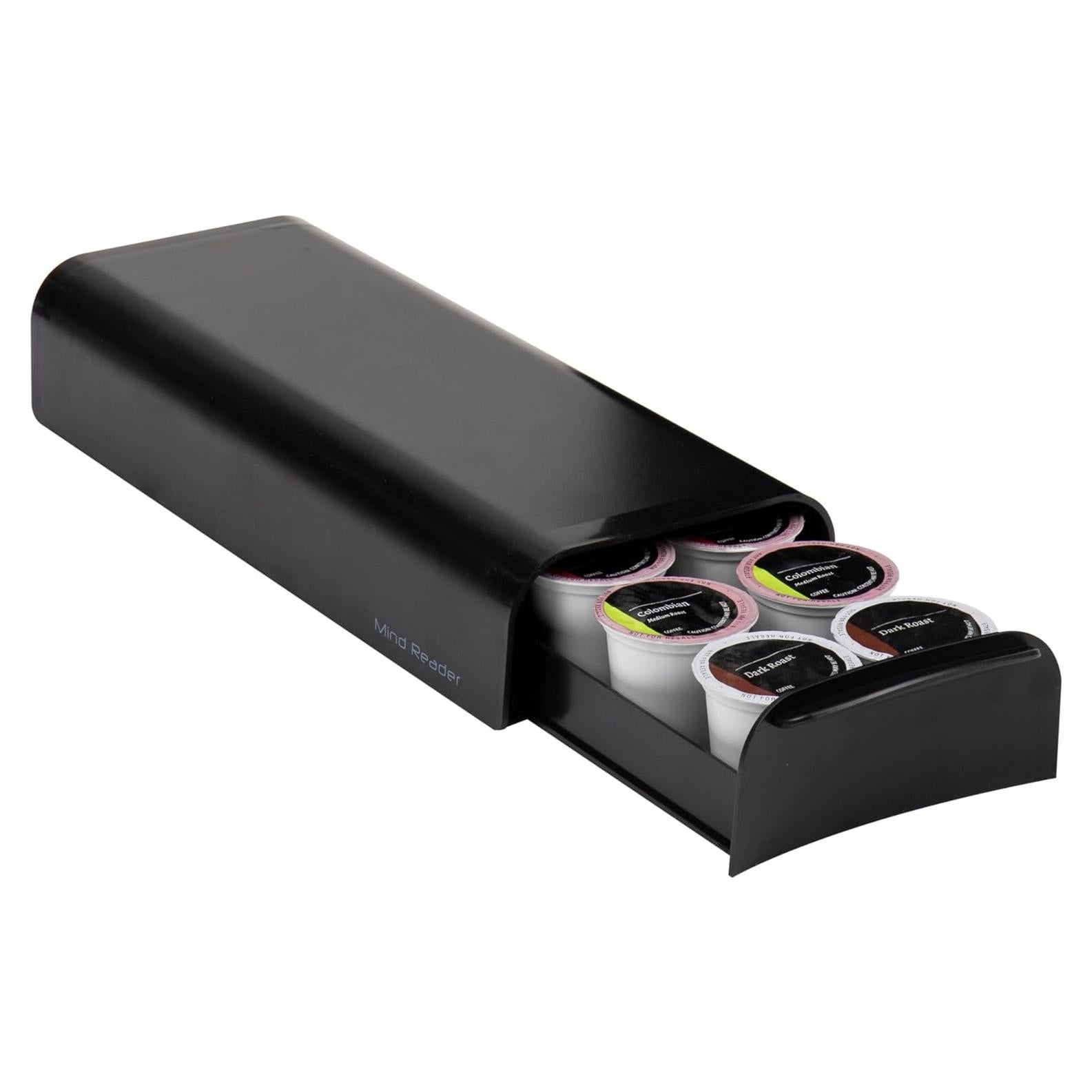 Cajón Organizador de Cápsulas de Café Mind Reader Negro 12 Unidades