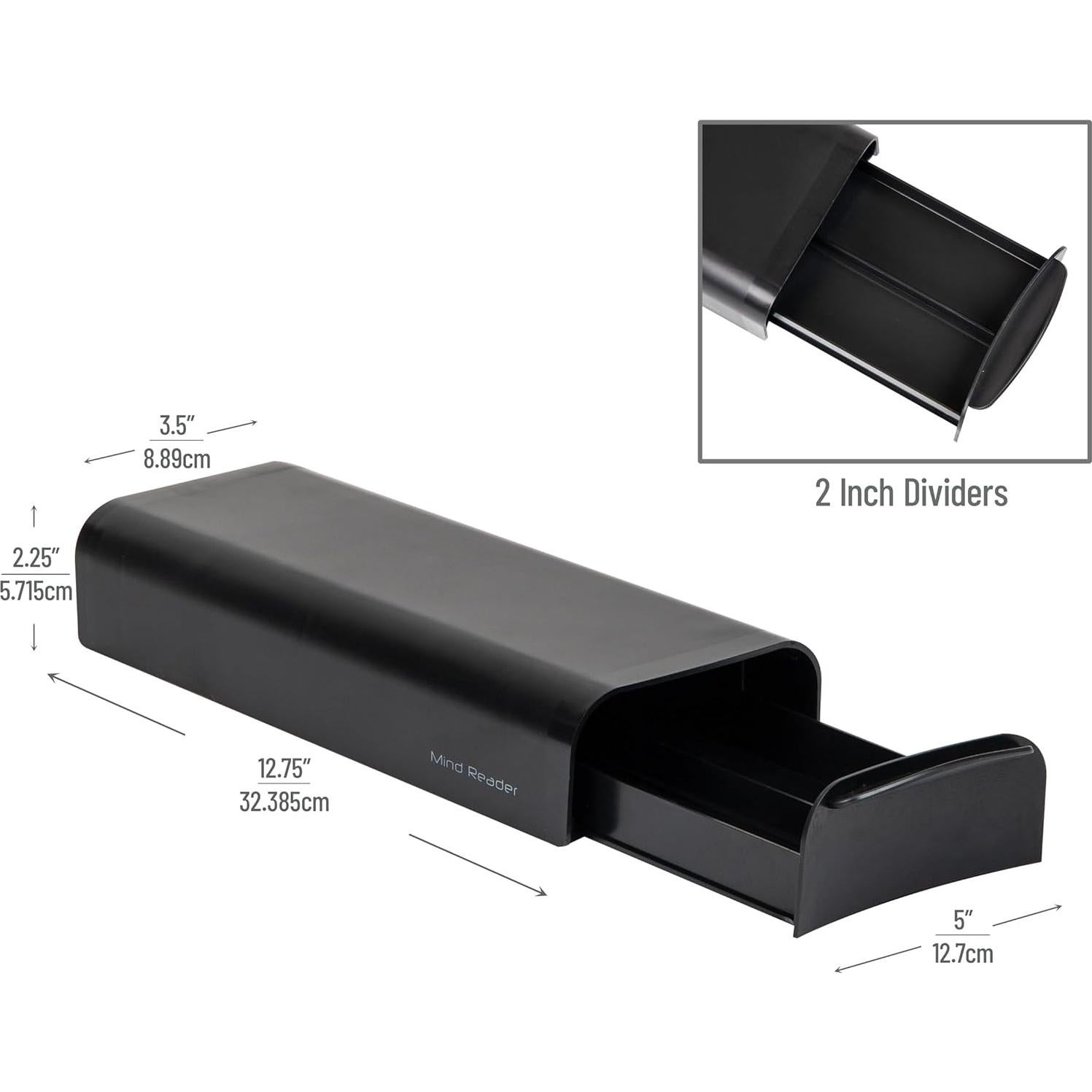 Cajón Organizador de Cápsulas de Café Mind Reader Negro 12 Unidades