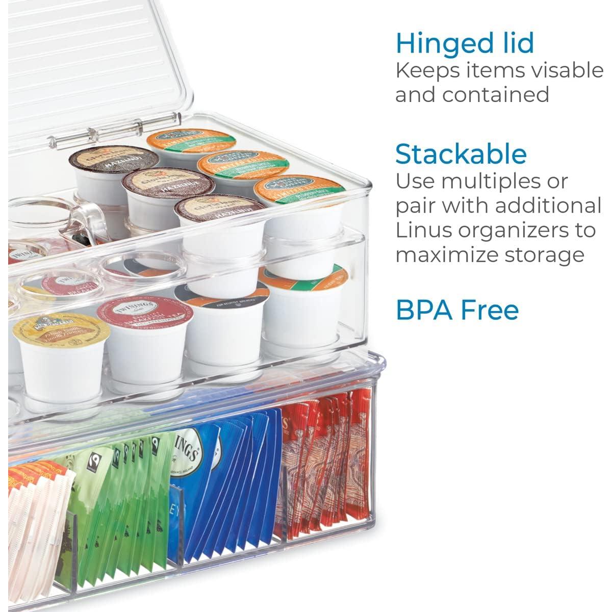 Soporte Organizador de Cápsulas de Café iDesign Linus 2 Niveles