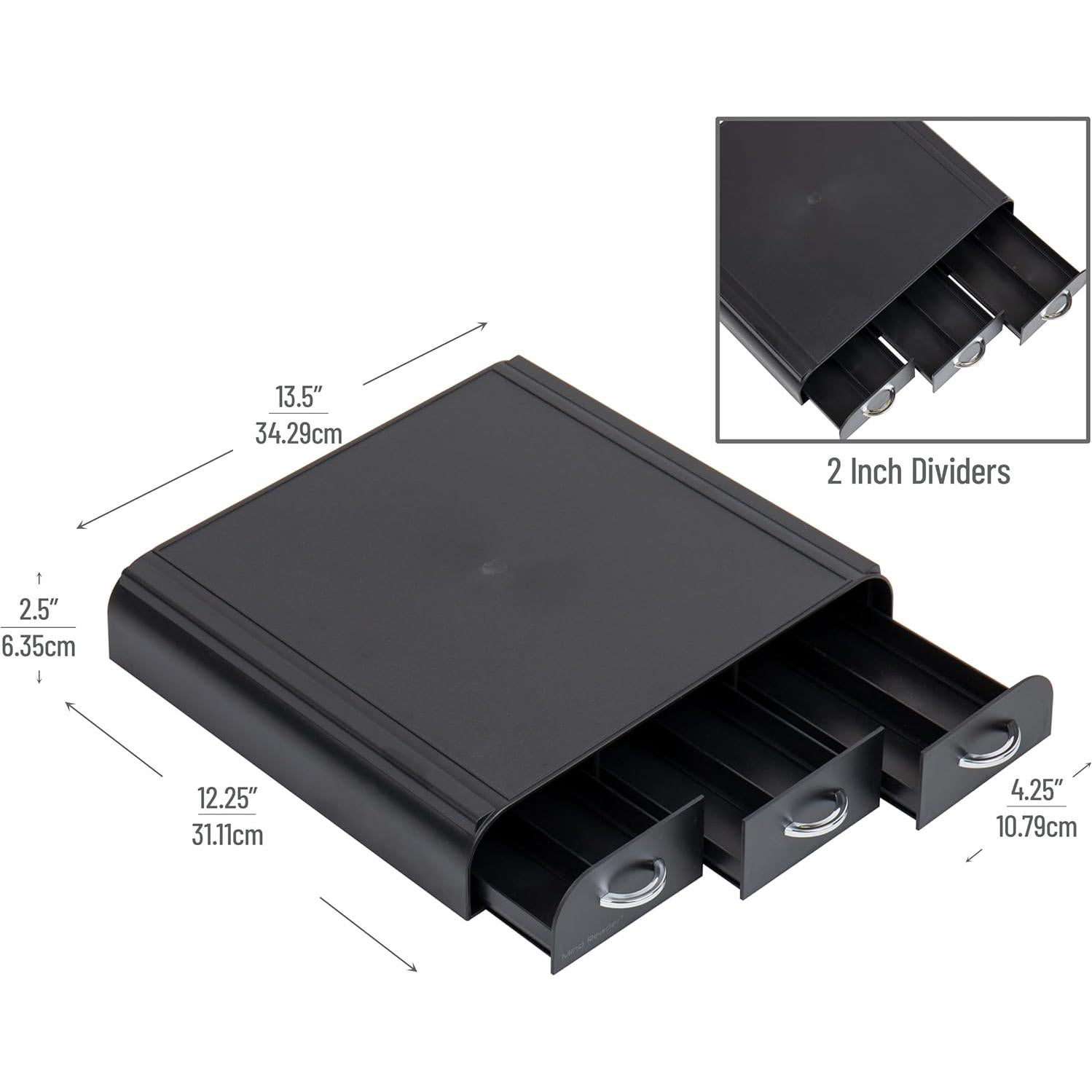 Organizador de Cápsulas de Café Mind Reader 36 Cápsulas Negro