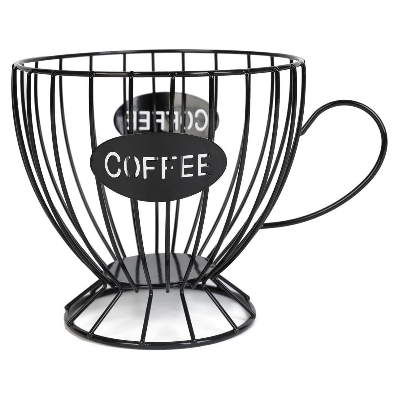 Soporte para cápsulas de café Agirlvct Negro 19x19x14 cm