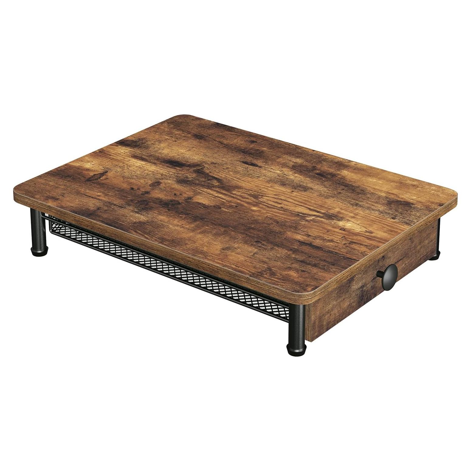 Coffee Pod Drawer Holder, Coffee Pod Drawer for K Cup, 35 Capacity Coffee Capsules Storage Organizer, Sliding Mesh Basket, for Home Office, Kitchen, Rustic Brown KH08BRG1