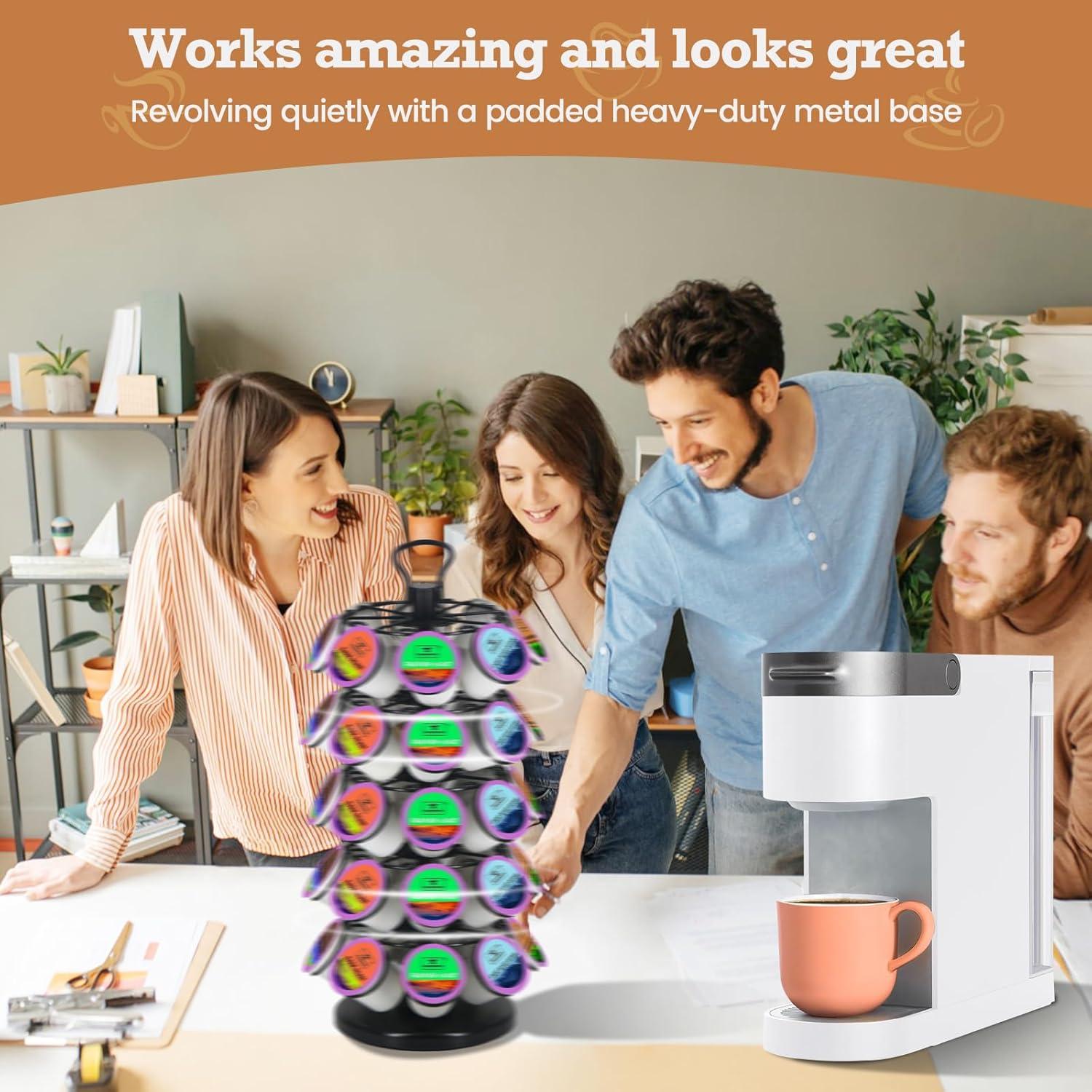 Soporte para K Cups Blacksmith Family - Carrusel 40 Cápsulas