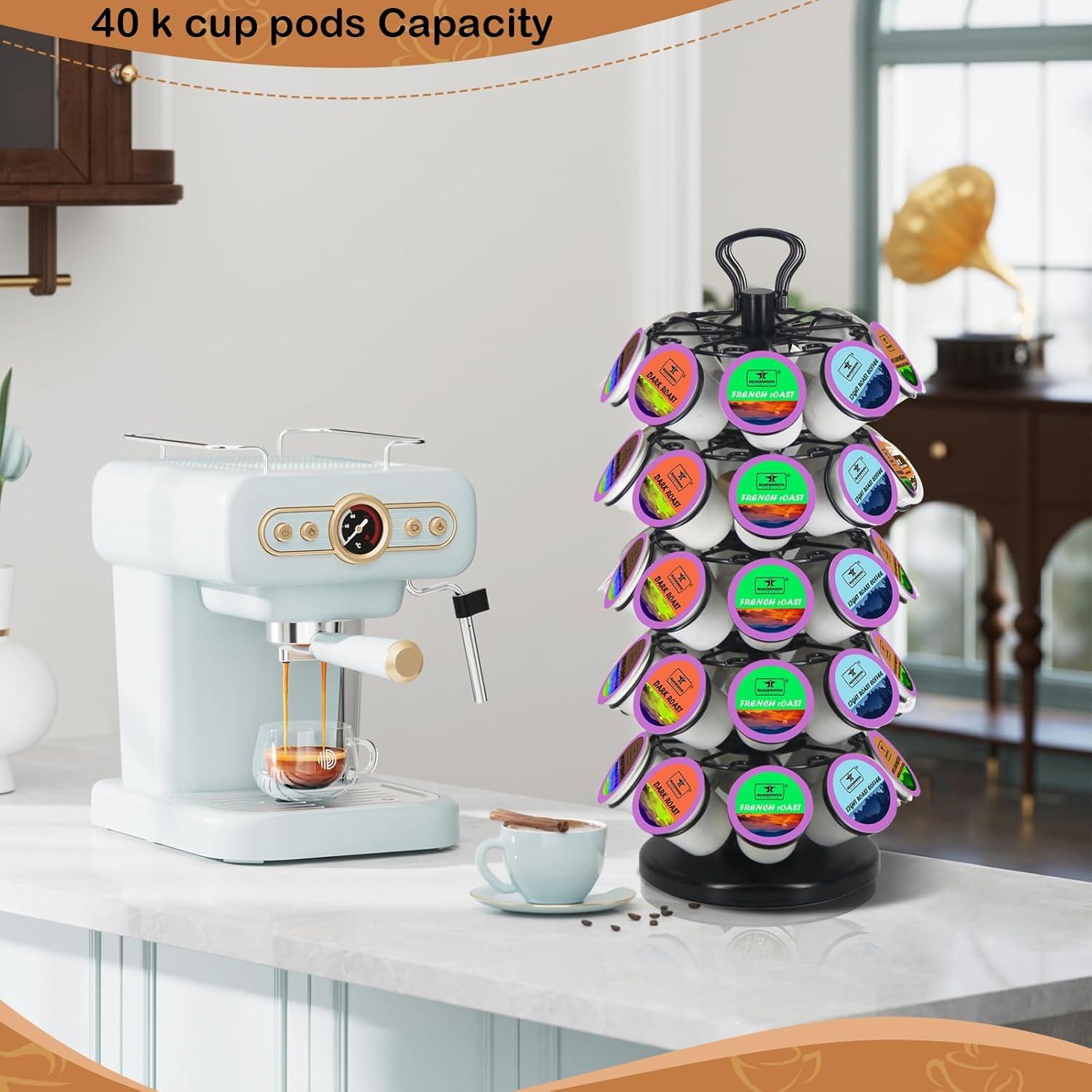 Soporte para K Cups Blacksmith Family - Carrusel 40 Cápsulas