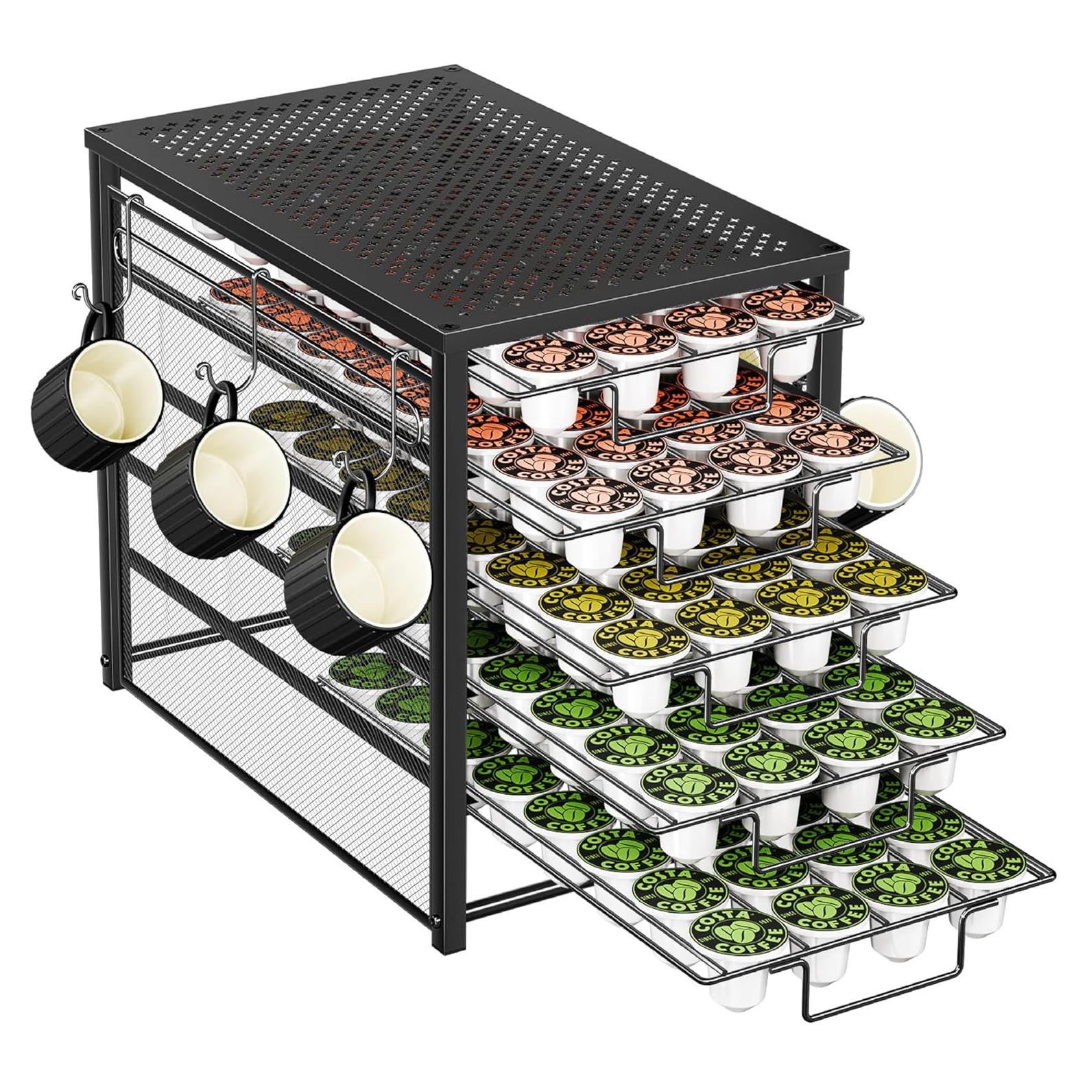 Soporte para cápsulas de café Simple Trending 5 niveles 160 cápsulas