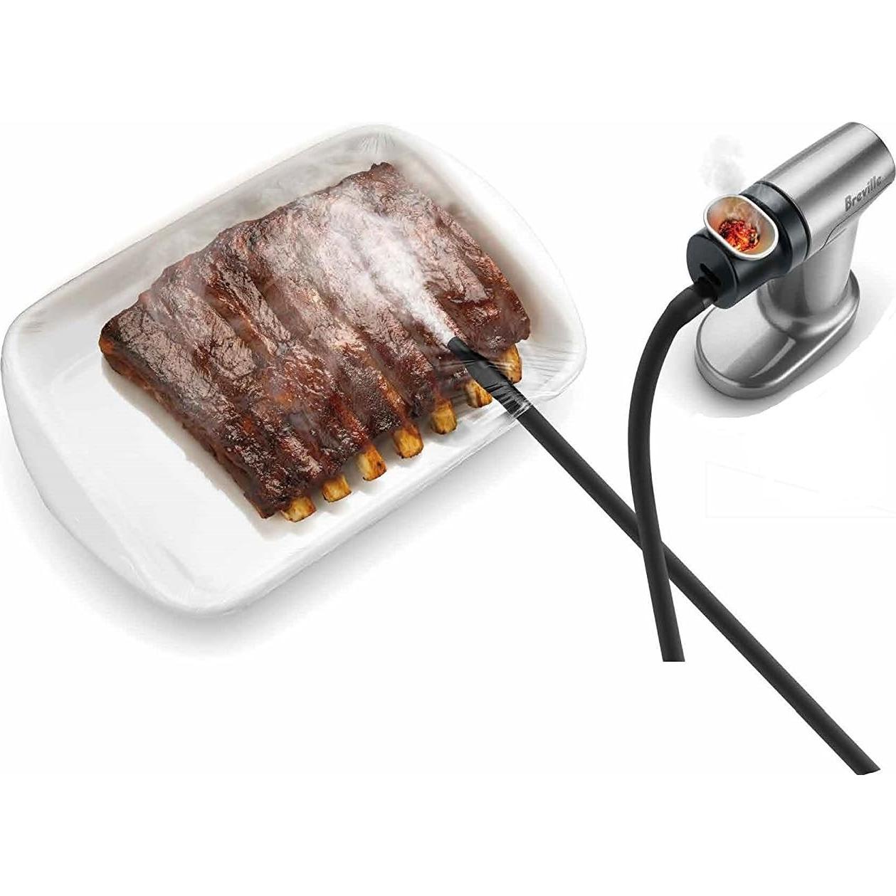 Pistola de Humo Breville BSM600SIL para Alimentos - Plata