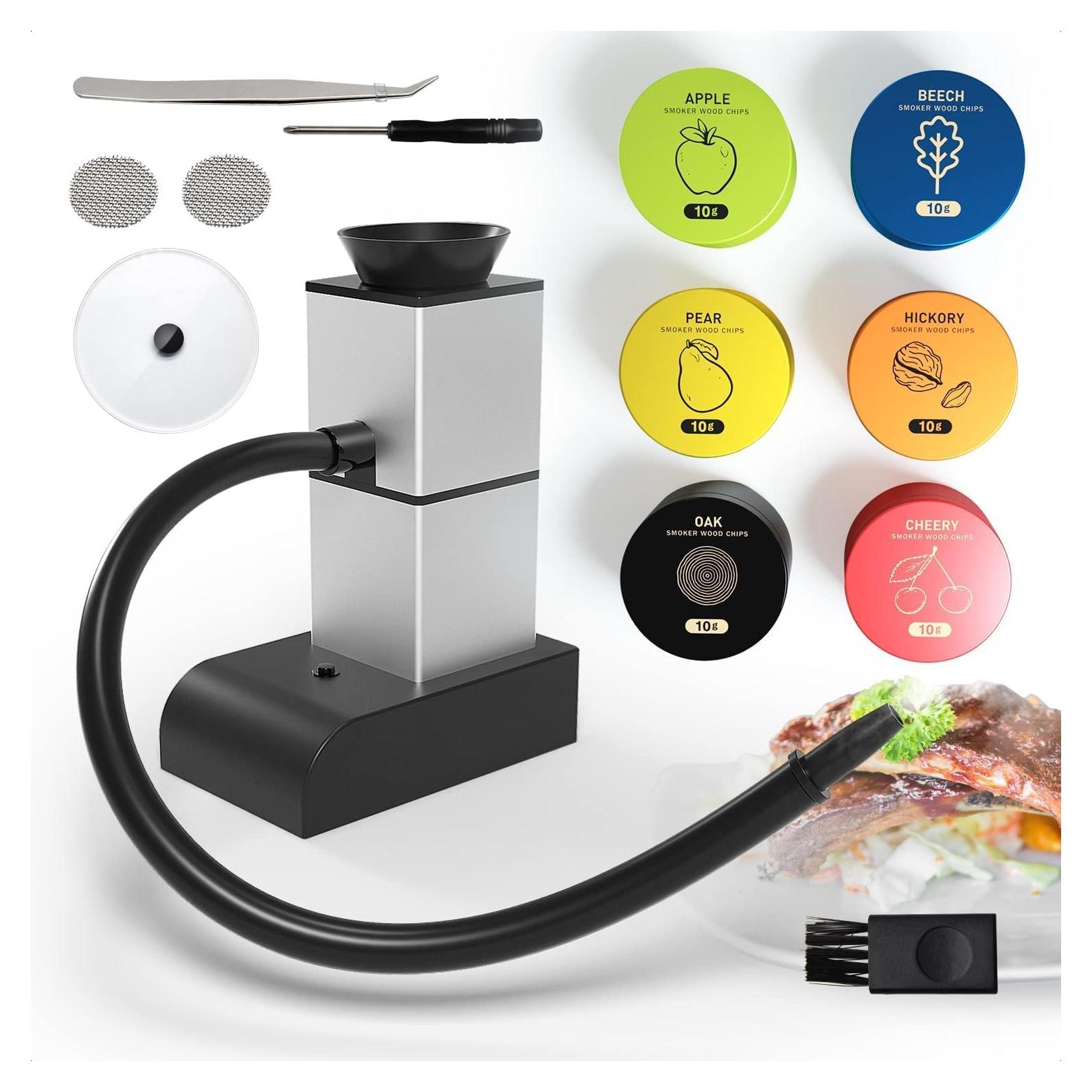 Kit de Ahumador Portátil Mayaugst SK303 con 6 Sabores