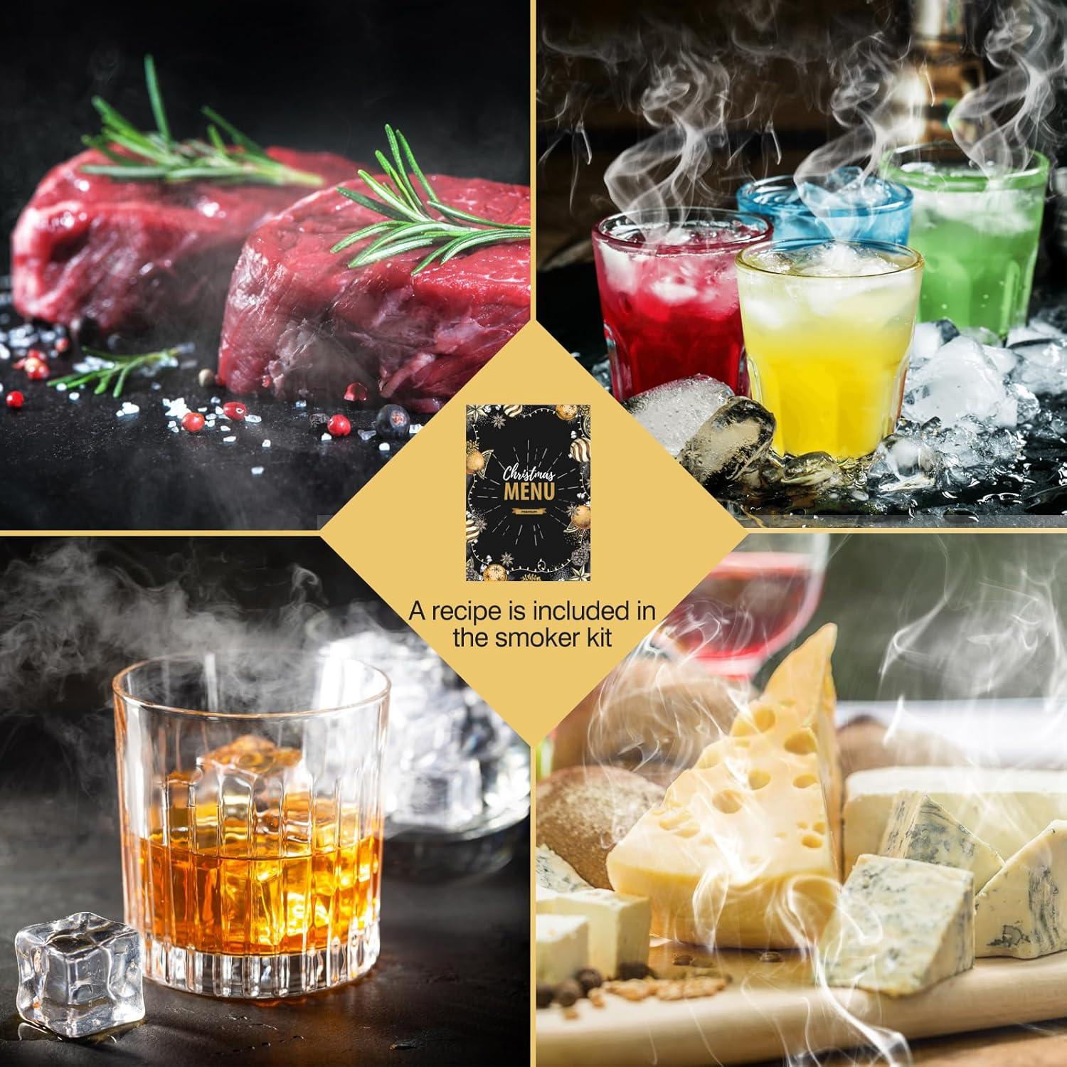 Kit de Ahumador Portátil Mayaugst SK303 con 6 Sabores