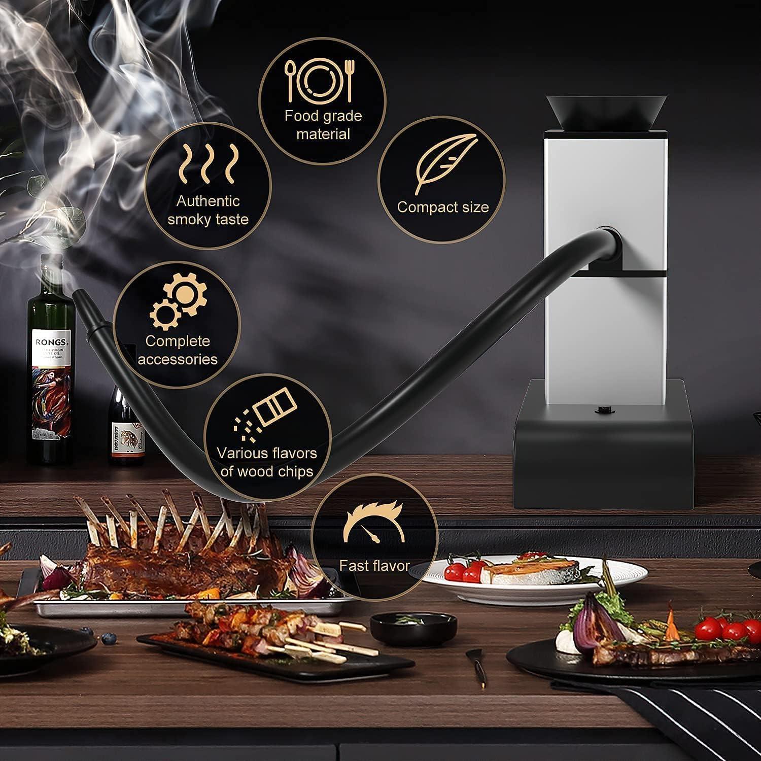 Kit de Ahumador Portátil Mayaugst SK303 con 6 Sabores