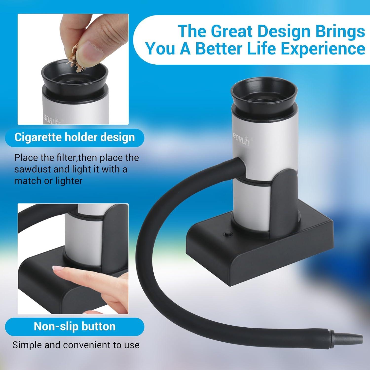 Pistola de Humo BORUIT SK305 Portátil para Alimentos y Bebidas