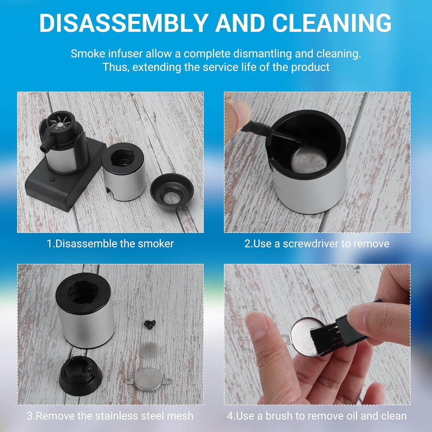 Pistola de Humo BORUIT SK305 Portátil para Alimentos y Bebidas