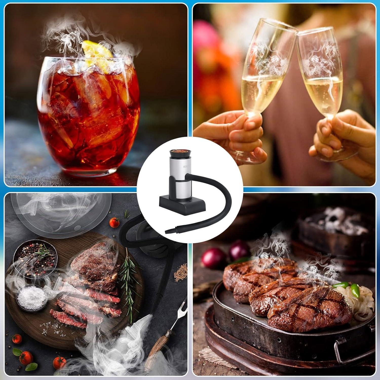 Pistola de Humo BORUIT SK305 Portátil para Alimentos y Bebidas