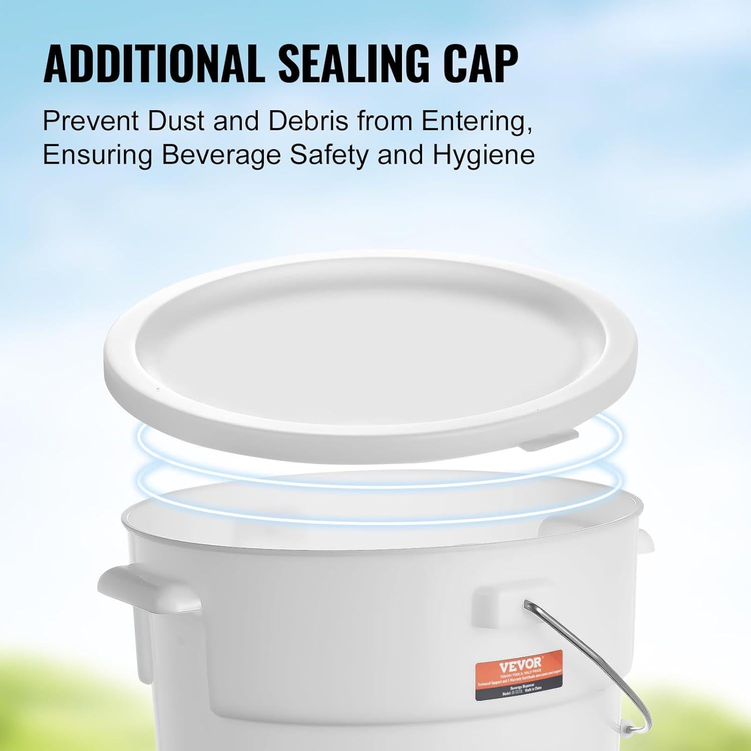 Dispensador de Bebidas VEVOR 5 Galones 2 Paquete con Grifo