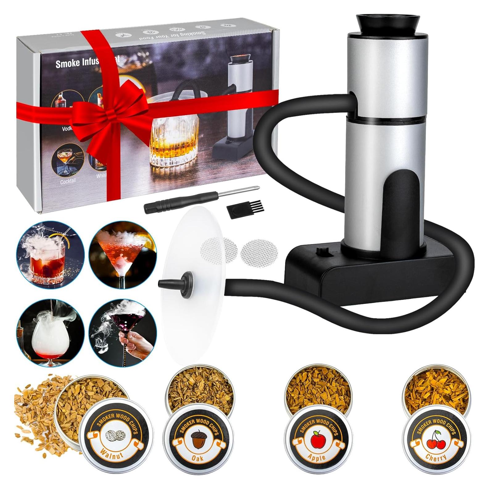 Kit de Ahumador Souroyea para Cócteles y Comida - 4 Sabores