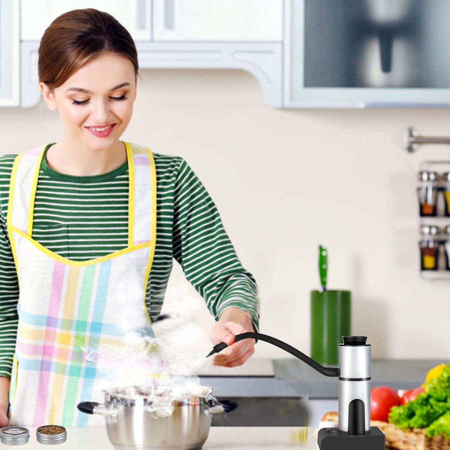 Kit de Ahumador Souroyea para Cócteles y Comida - 4 Sabores