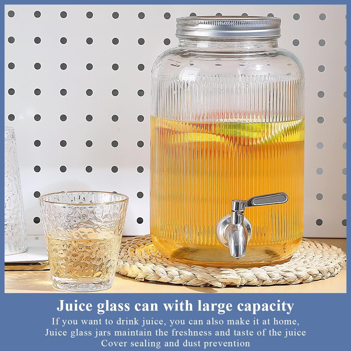 Dispensador de Bebidas Evanda 4 Litros con Grifos de Acero Inoxidable