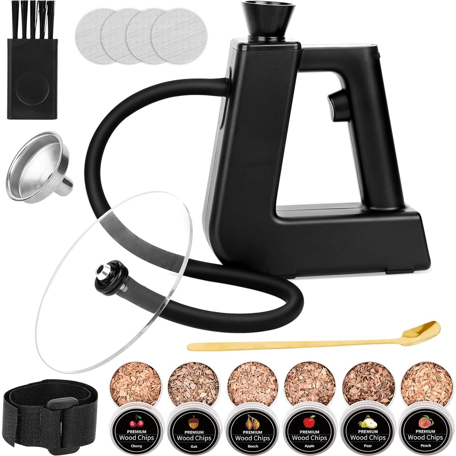 Kit de Ahumador de Cócteles AFN - 6 Sabores de Astillas