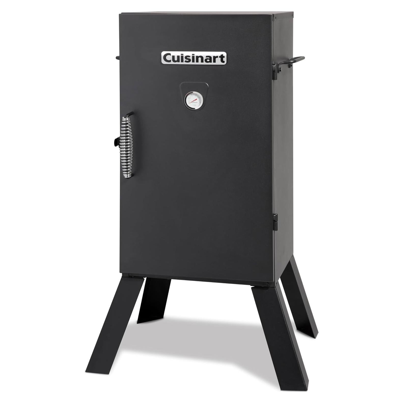 Cuisinart 30" Electric Smoker, 3 Adjustable Racks, Large Capacity BBQ Meat Smoker, Water & Wood Trays for Smoked Meat, Brisket, Salmon & Jerky, Adjustable Temperature Control