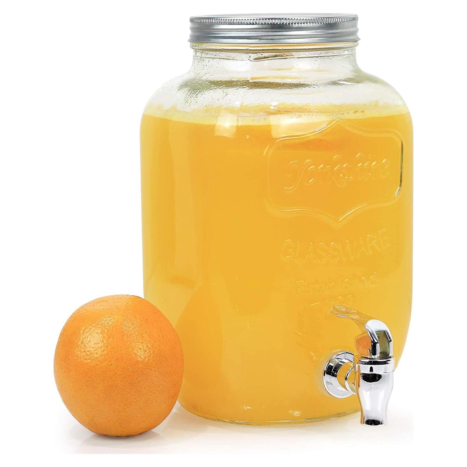 Dispensador de Bebidas de Vidrio Estilo 3.78 Litros Claro