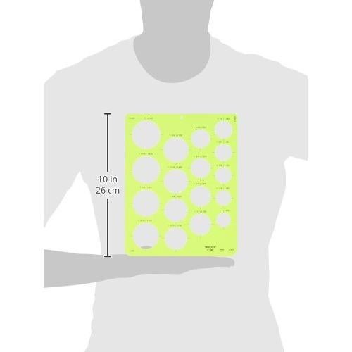 Plantilla de Dibujo de Círculos Westcott T-801 30.2x21.3cm