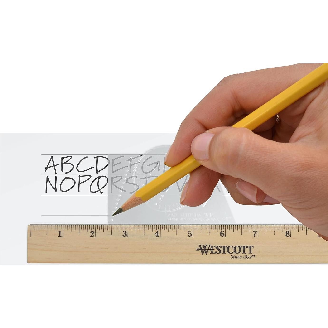 Plantilla de Dibujo Westcott ALG-1 para Caligrafía y Diseño