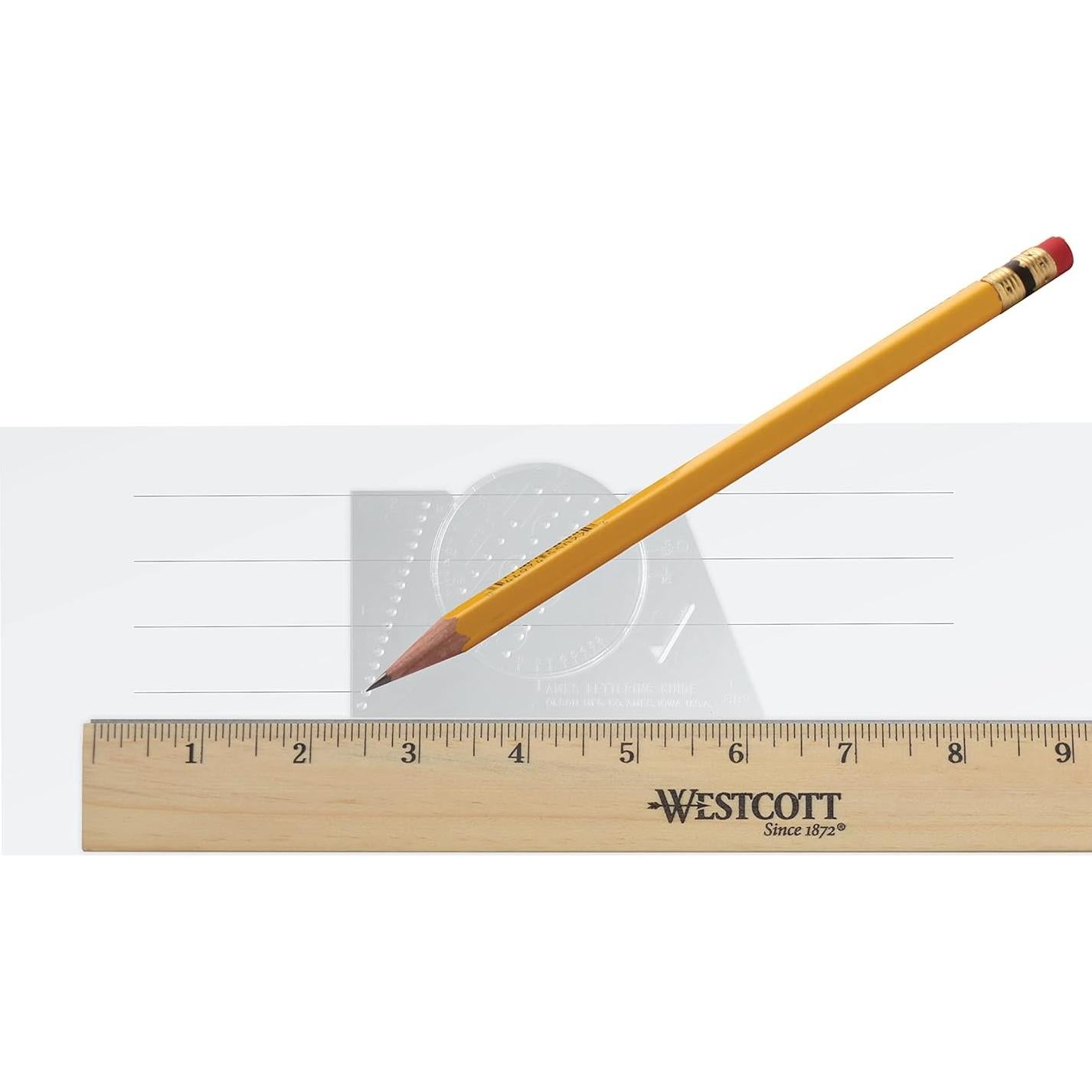 Plantilla de Dibujo Westcott ALG-1 para Caligrafía y Diseño