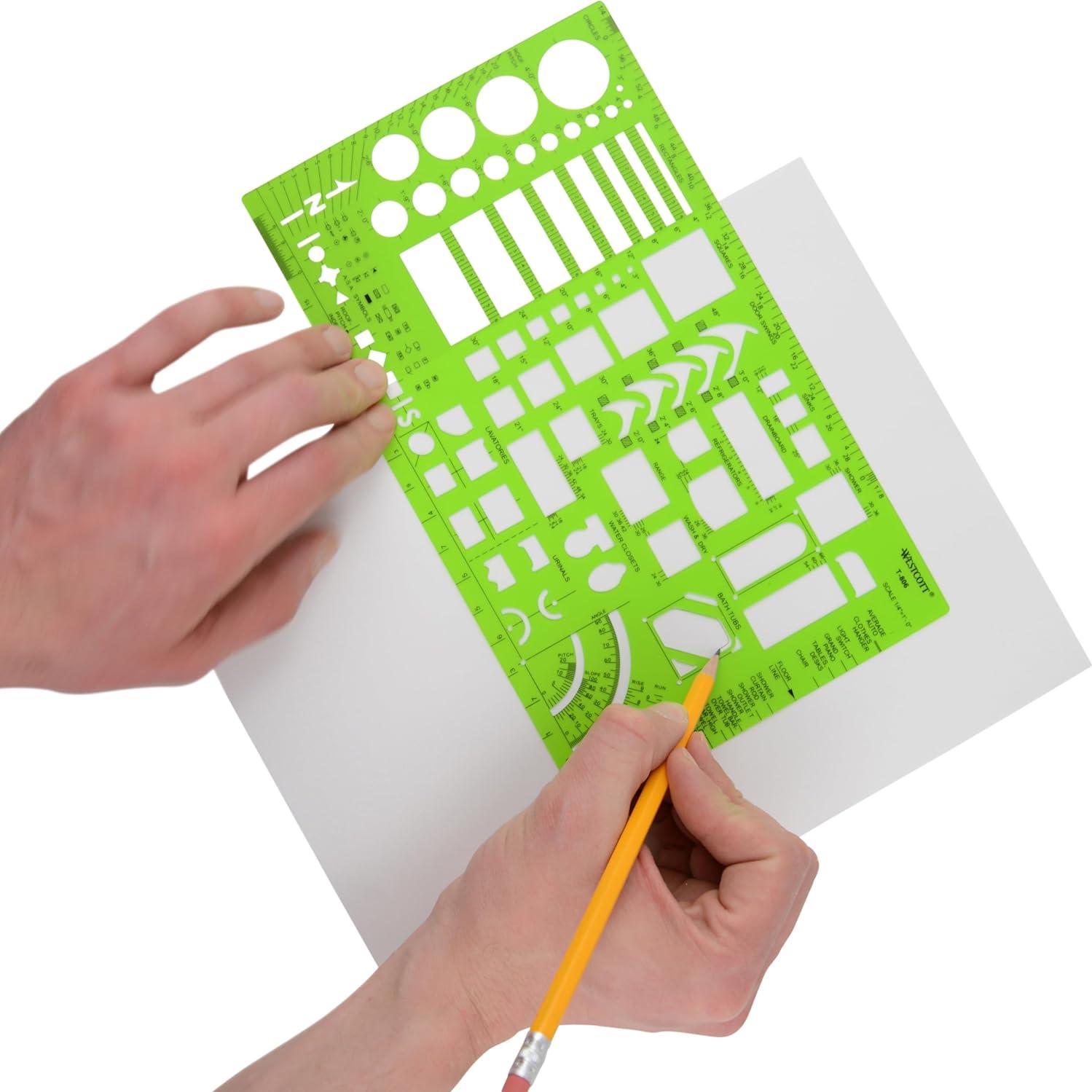 Plantilla Técnica de Dibujo Arquitectónico Westcott T-806