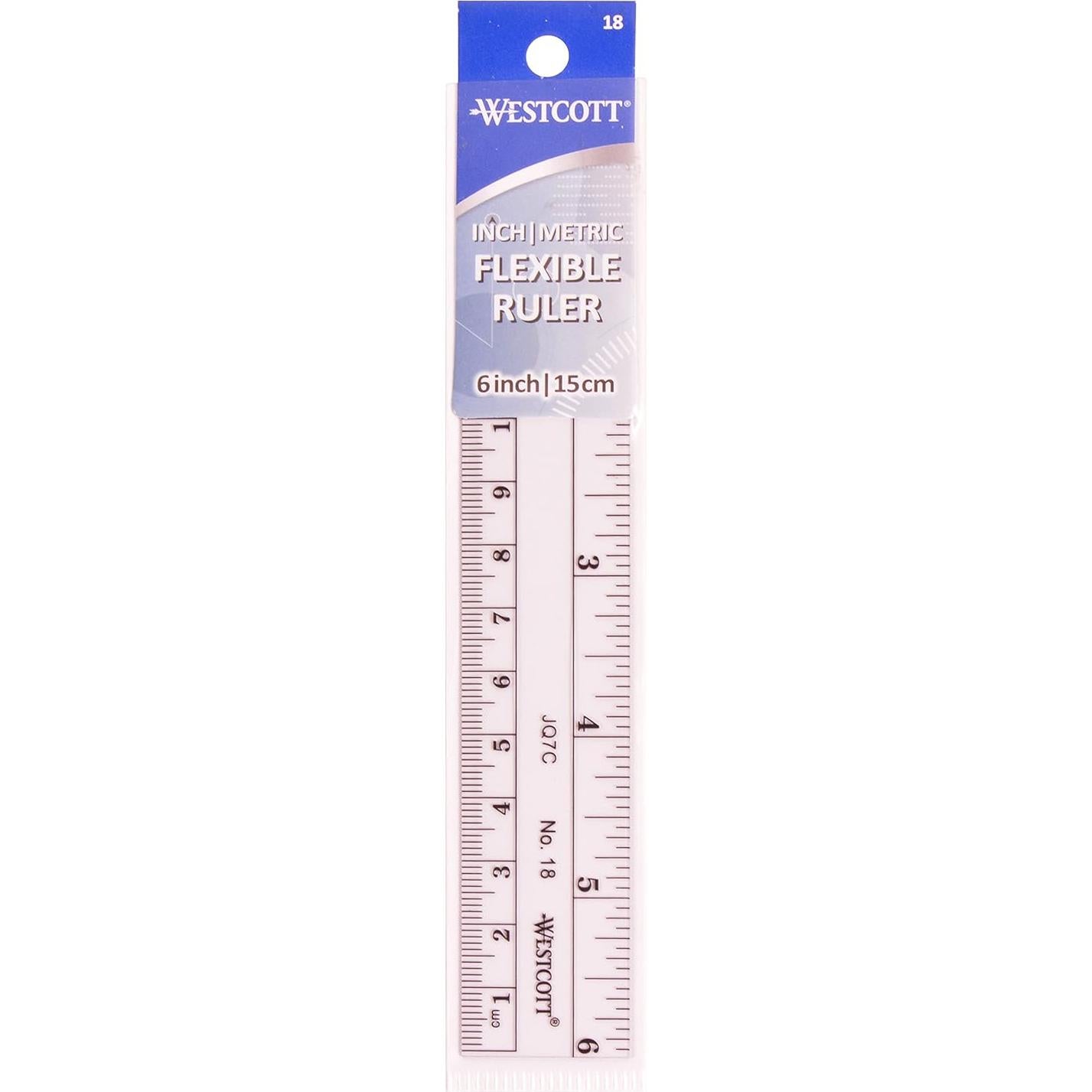 Regla Flexible Métrica 15 cm Acme United Transparente