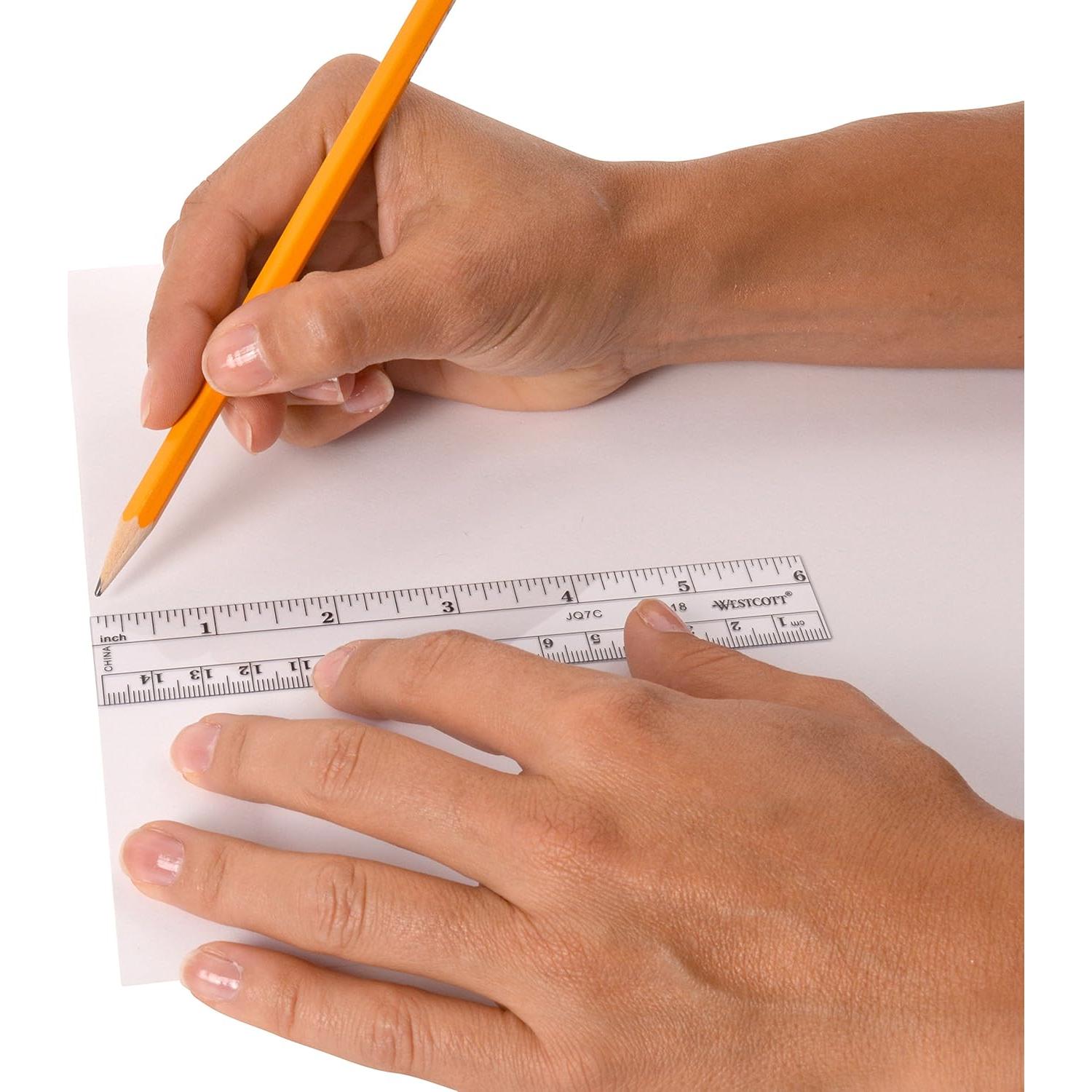 Regla Flexible Métrica 15 cm Acme United Transparente