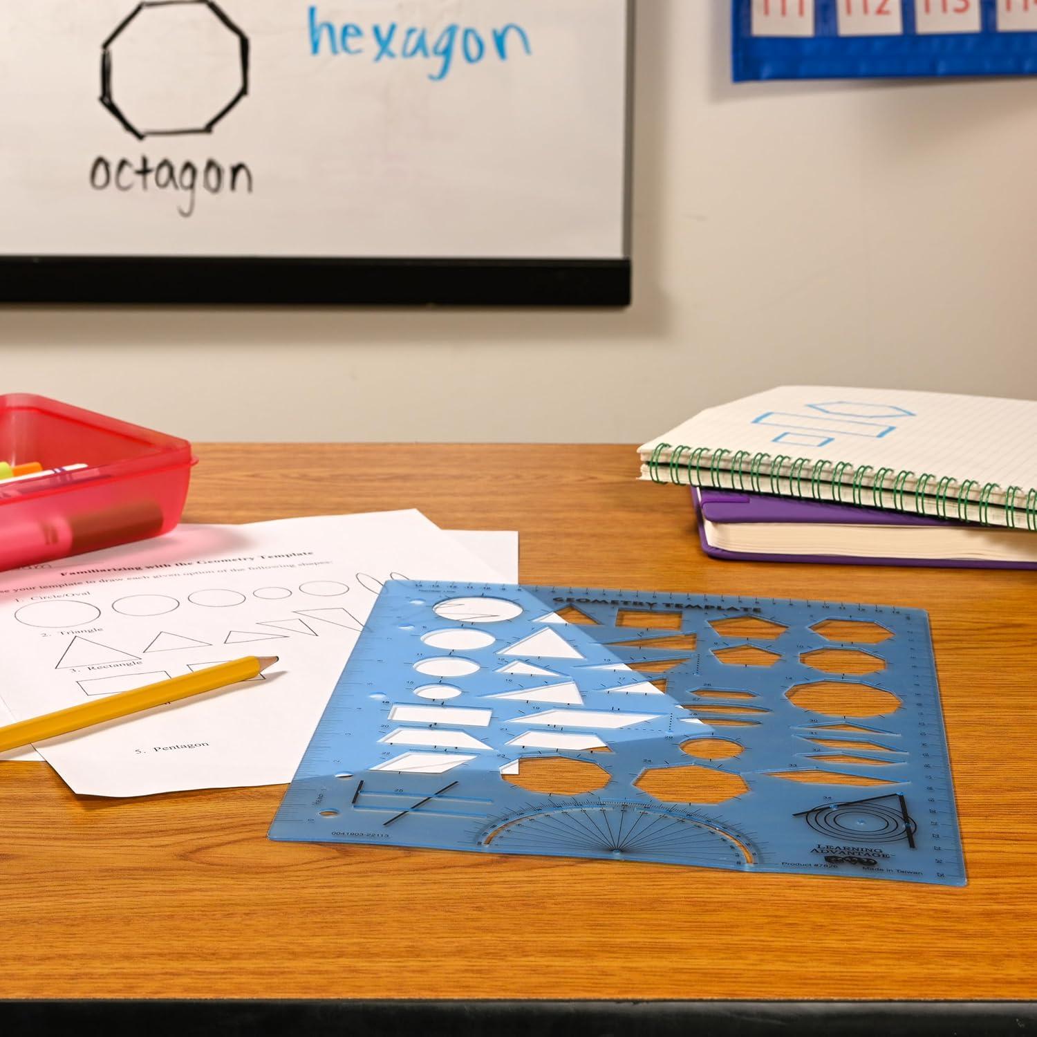 Plantilla de Geometría Learning Advantage 26.67x20.32 cm