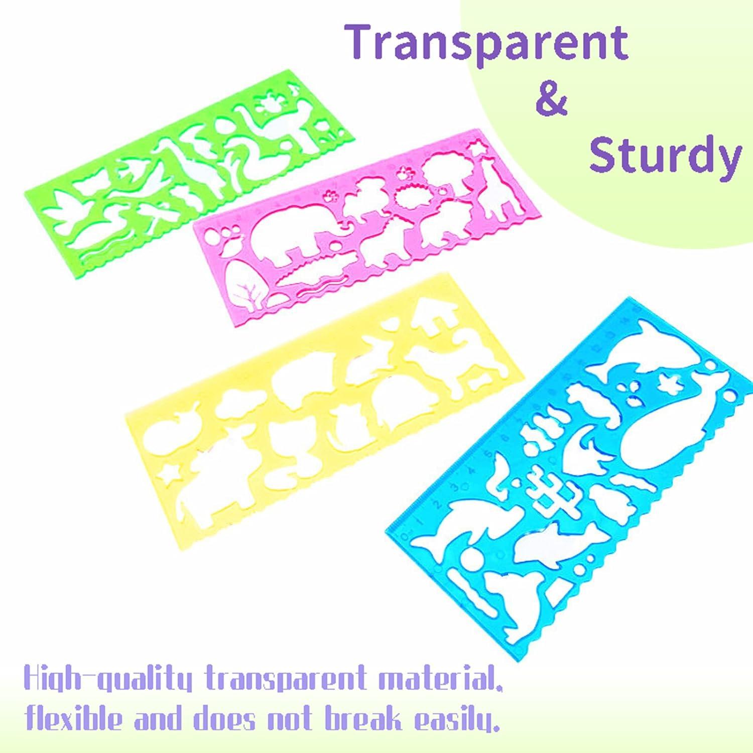 Plantillas de Dibujo de Animales Minimaliving - Paquete de 4