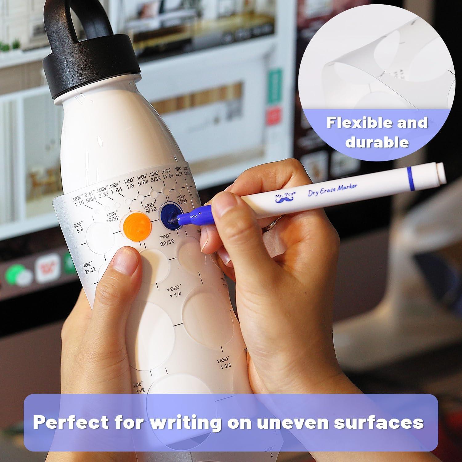 Plantillas de Círculo Mr. Pen - 2 Piezas, Plástico Transparente