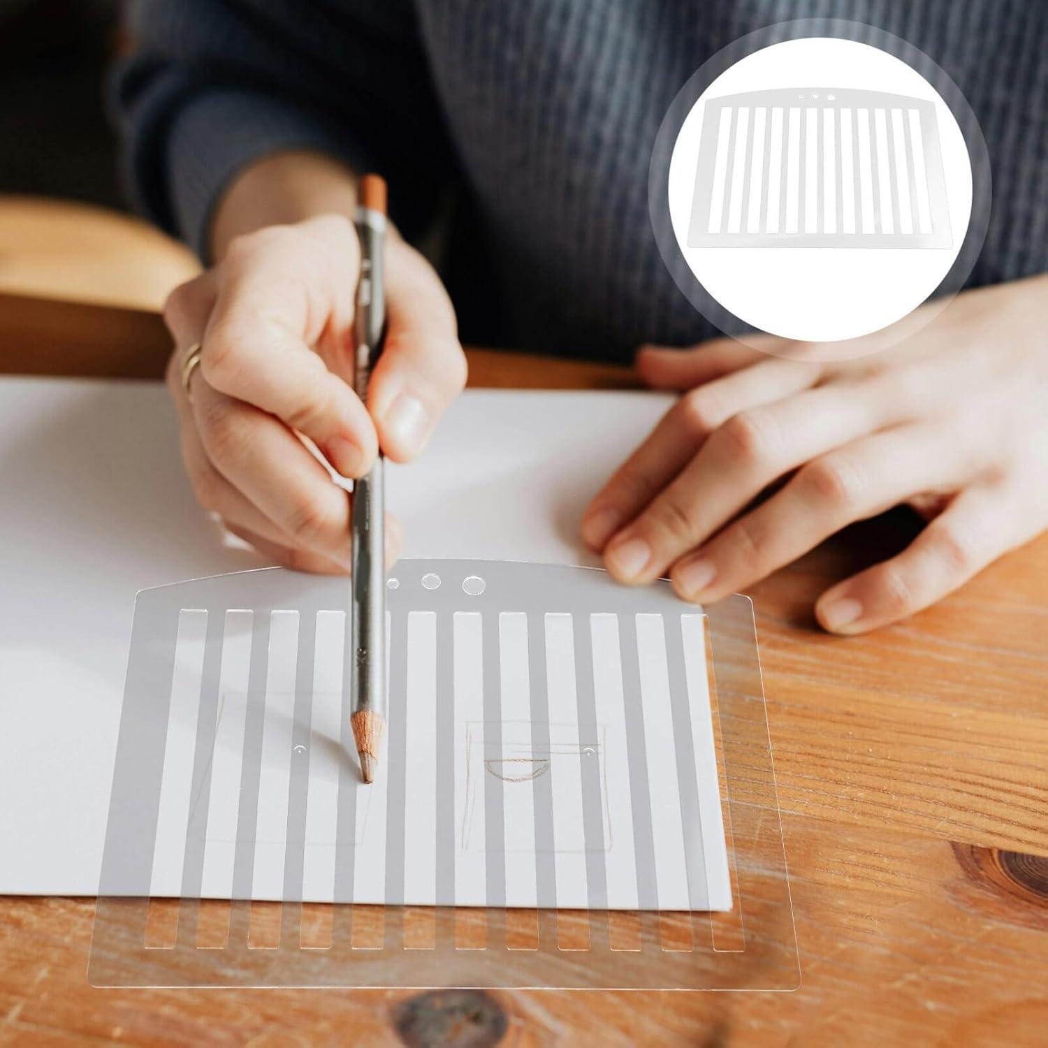 Plantilla de Dibujo de Línea SHINEOFI 27x20cm Plástico