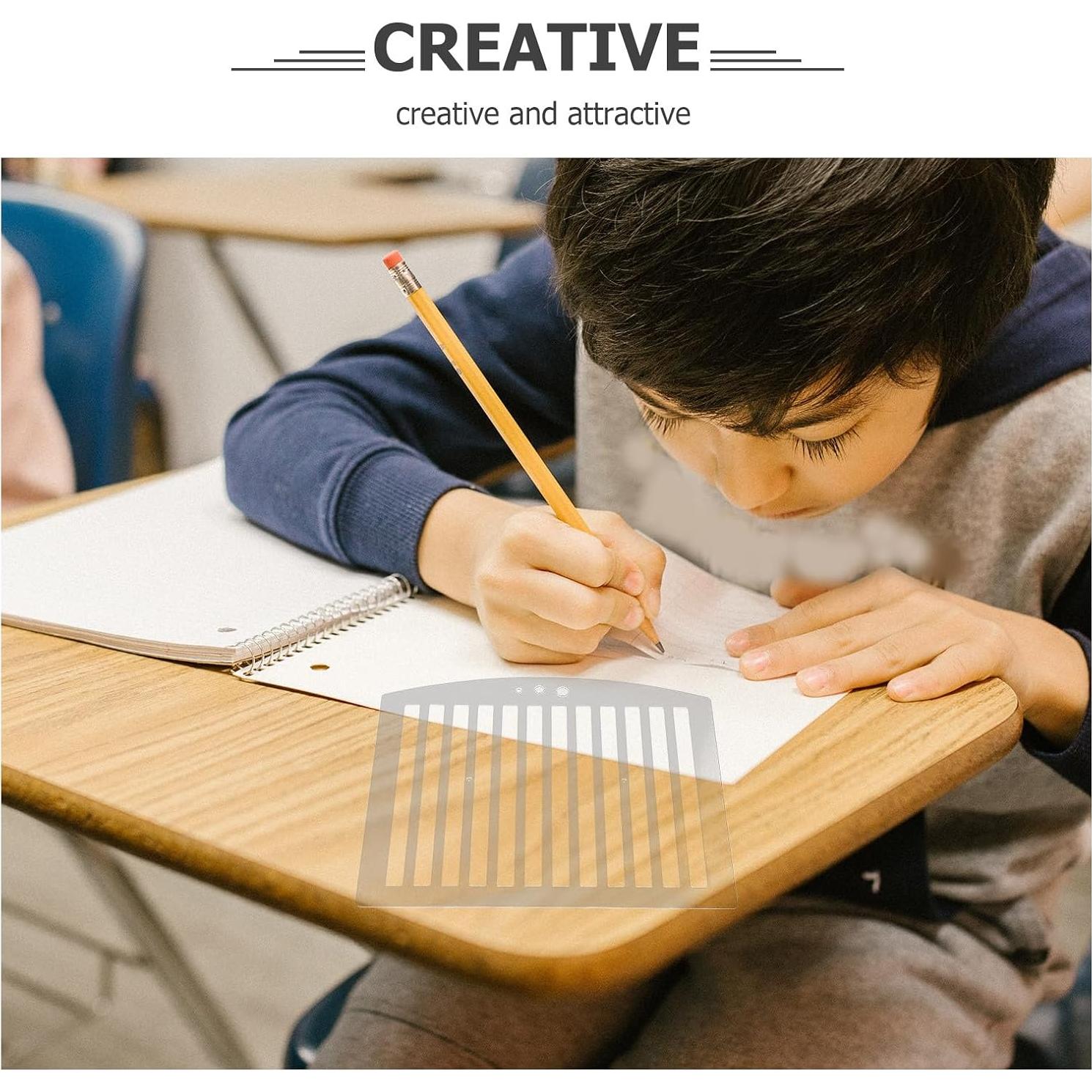 Plantilla de Dibujo de Línea SHINEOFI 27x20cm Plástico