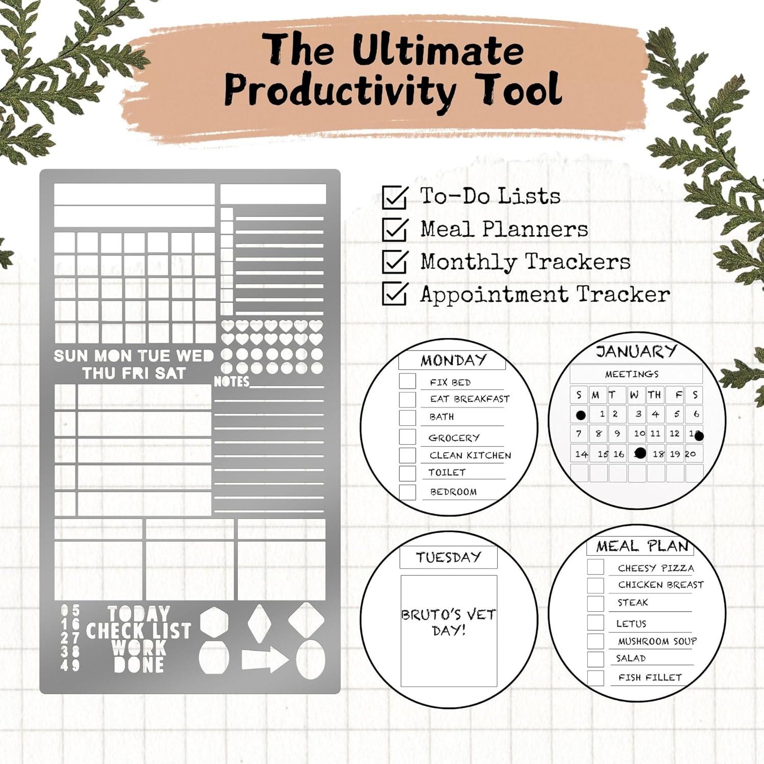 Plantilla de Acero Inoxidable Performore 105mm x 180mm