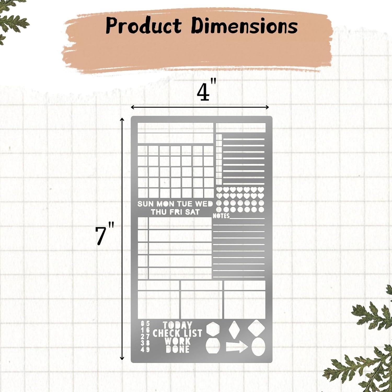 Plantilla de Acero Inoxidable Performore 105mm x 180mm