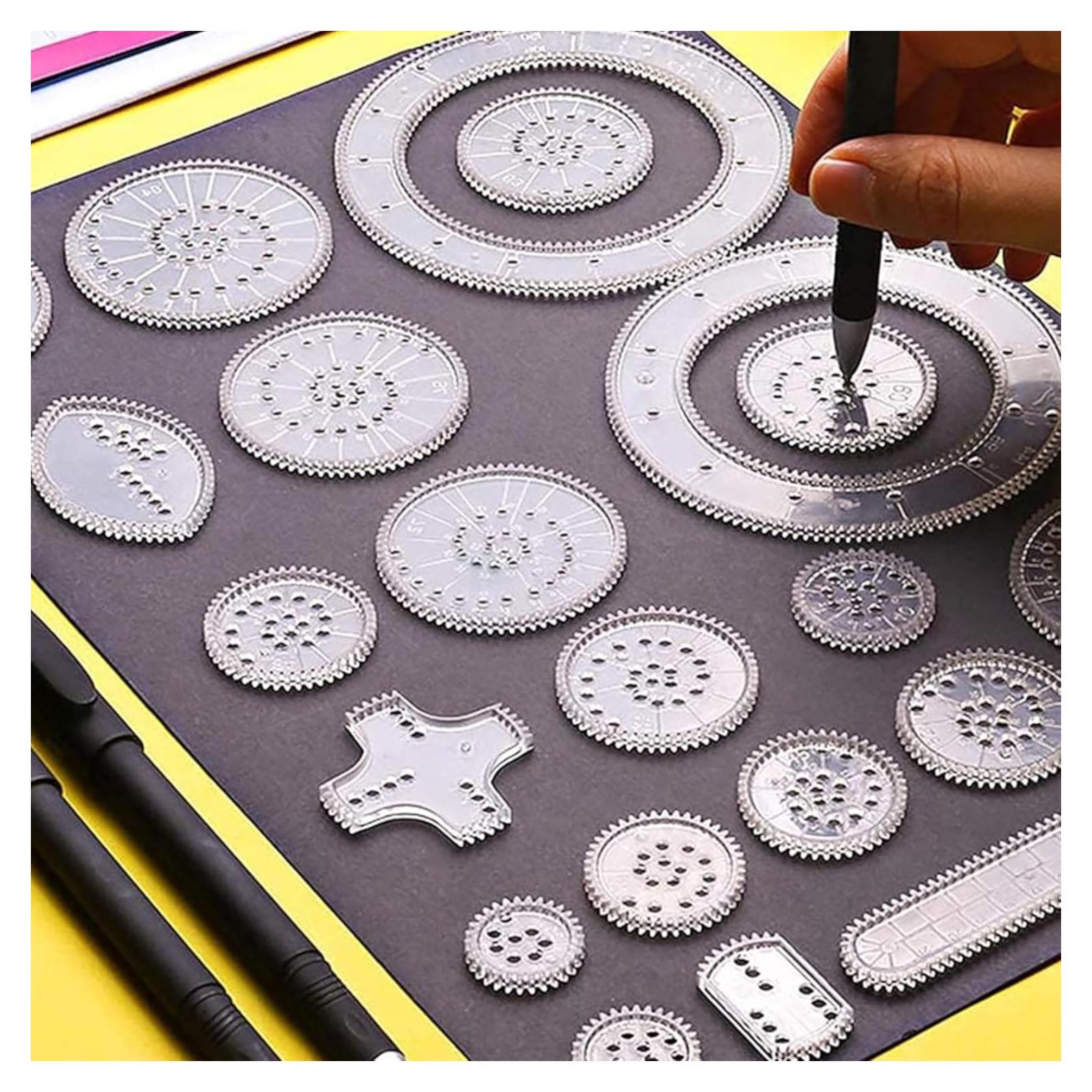 Kit de Dibujo Espiral SHIZAM Creativo 22 Piezas para Todas las Edades