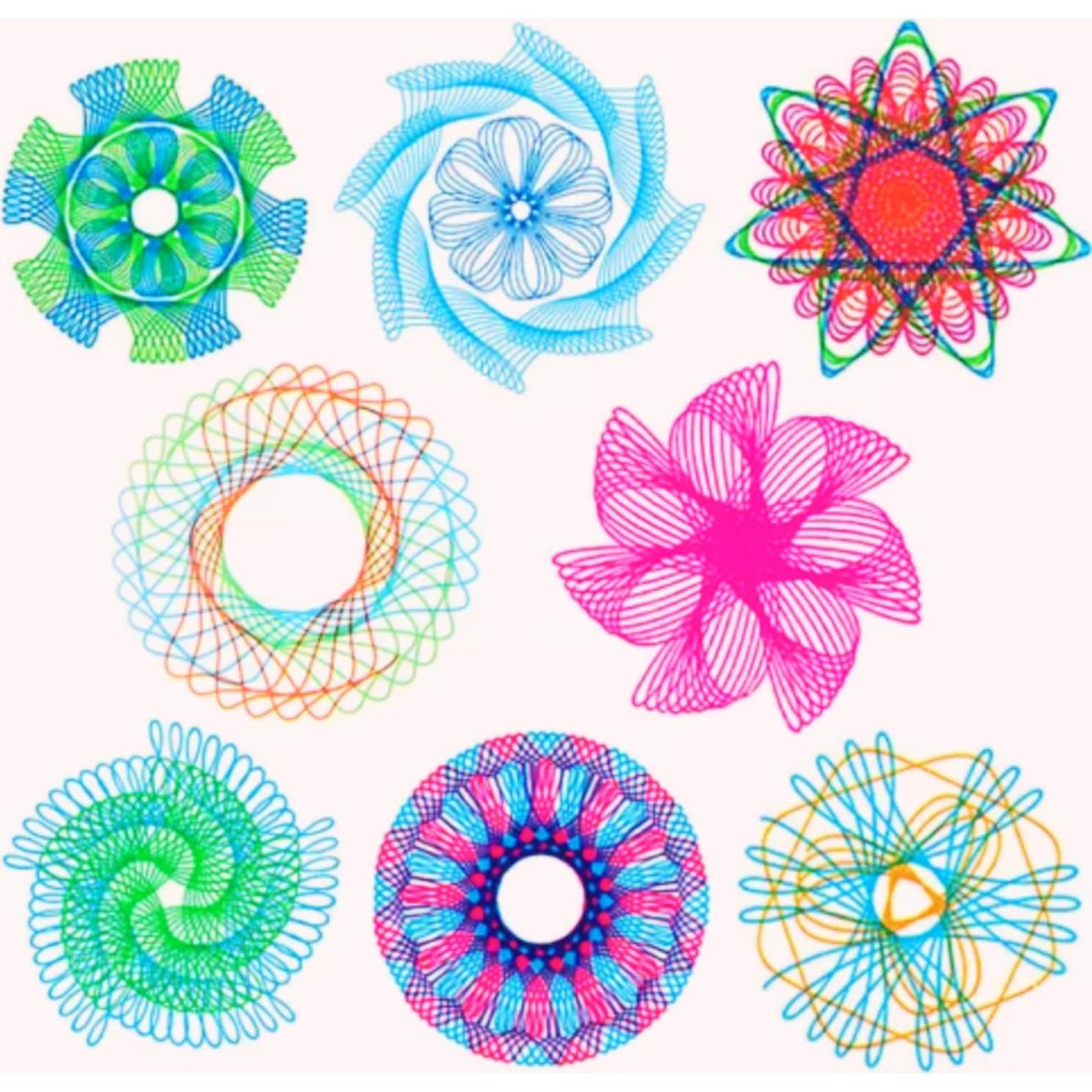 Kit de Dibujo Espiral SHIZAM Creativo 22 Piezas para Todas las Edades