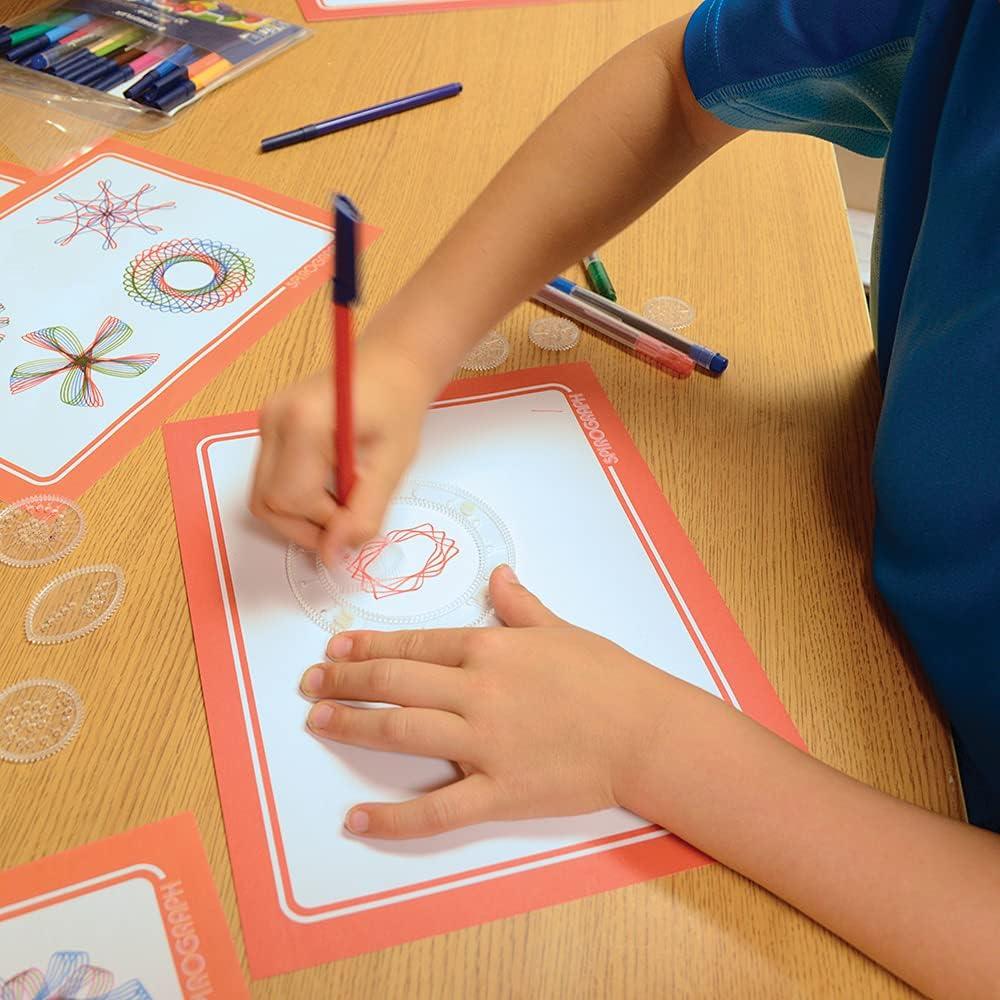 Juego Retro Spirograph Deluxe PlayMonster - Kit de Dibujo 3D