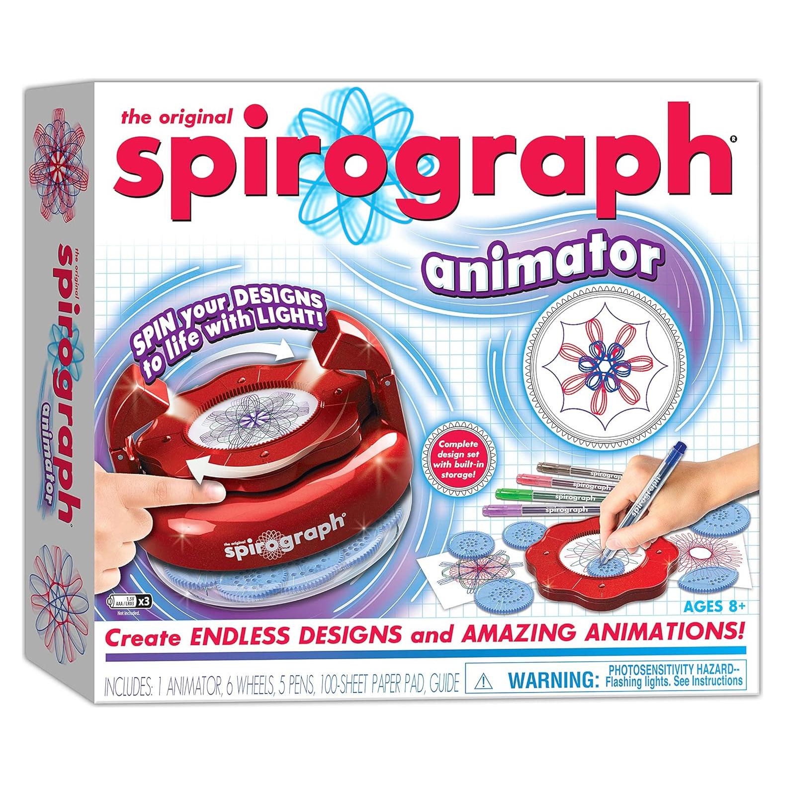 Spirograph - Animator - The Classic Craft and Activity to Make and Bring Countless Amazing Designs to Life - For Ages 8+