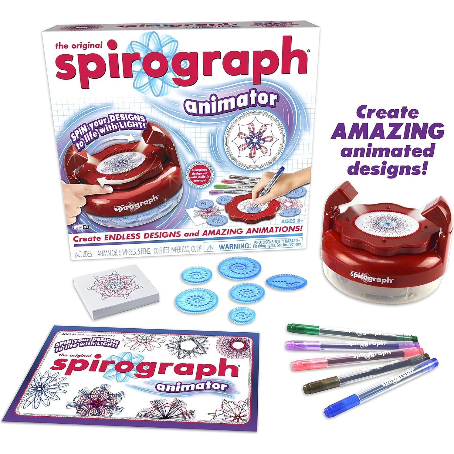 Spirograph - Animator - The Classic Craft and Activity to Make and Bring Countless Amazing Designs to Life - For Ages 8+