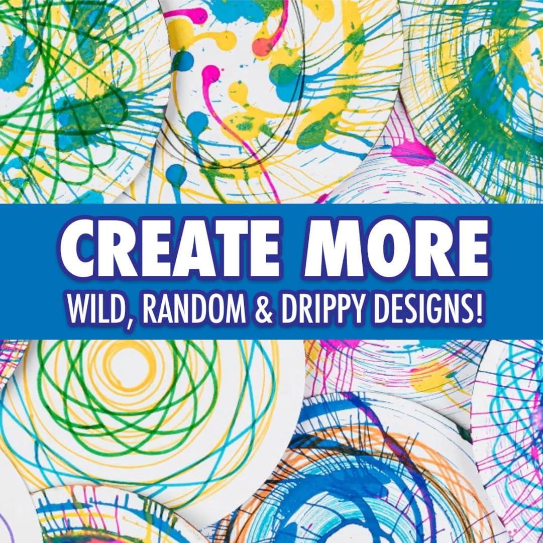 Estación de Arte Deluxe Crayola Spin & Spiral, 50 Piezas