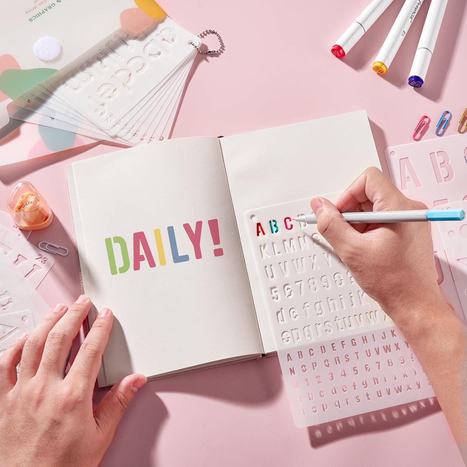 Plantillas Reutilizables Midenco para Pintar - 36 Pcs, 5 Tamaños