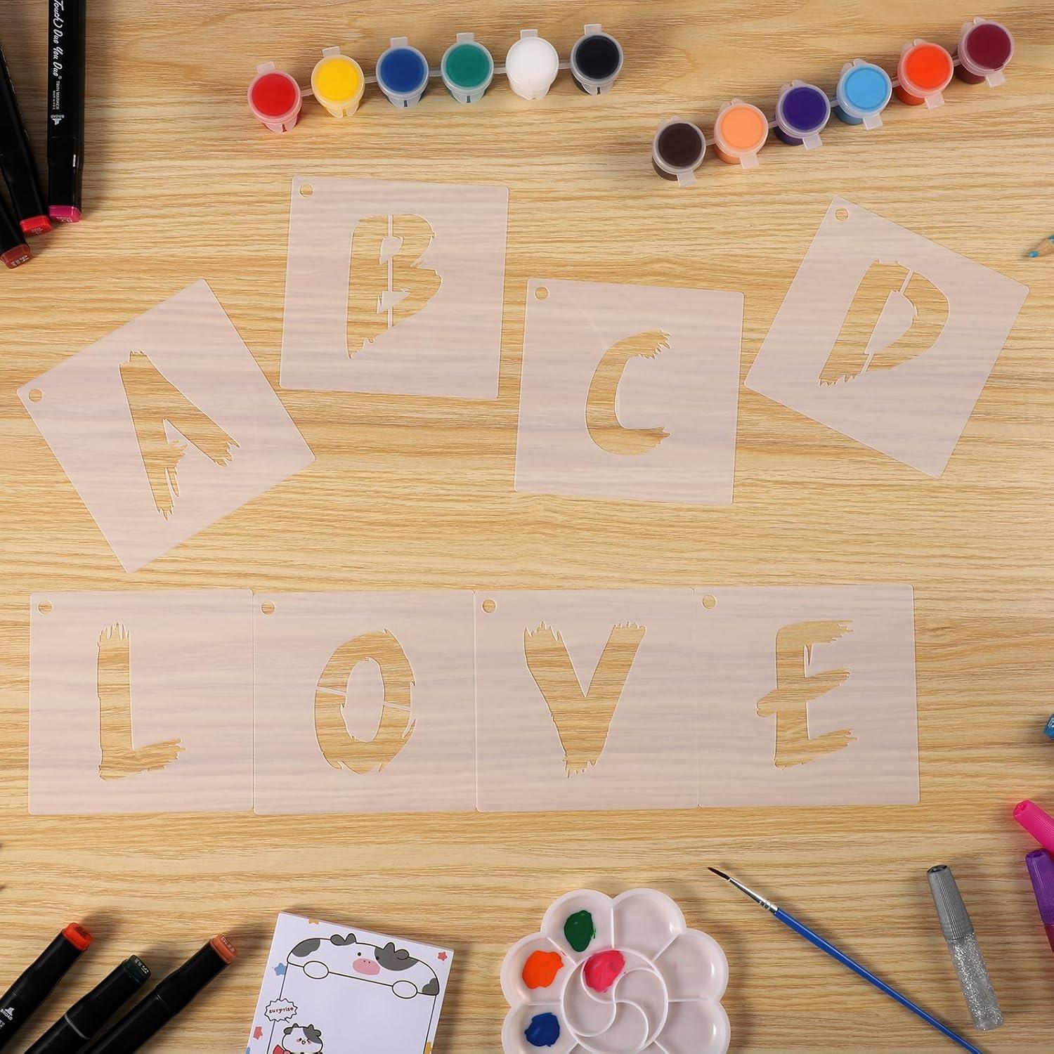 Plantillas Reutilizables Letras y Números JIULIN 7.62 cm