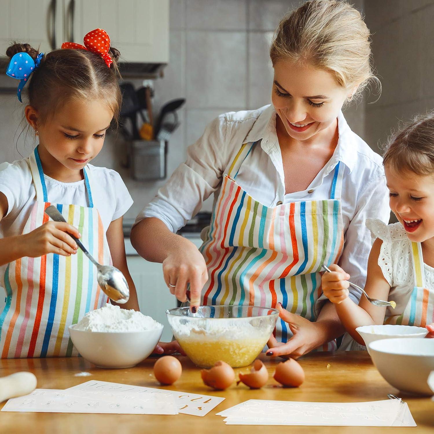 Plantillas reutilizables de letras y números Zonon 20x10 cm