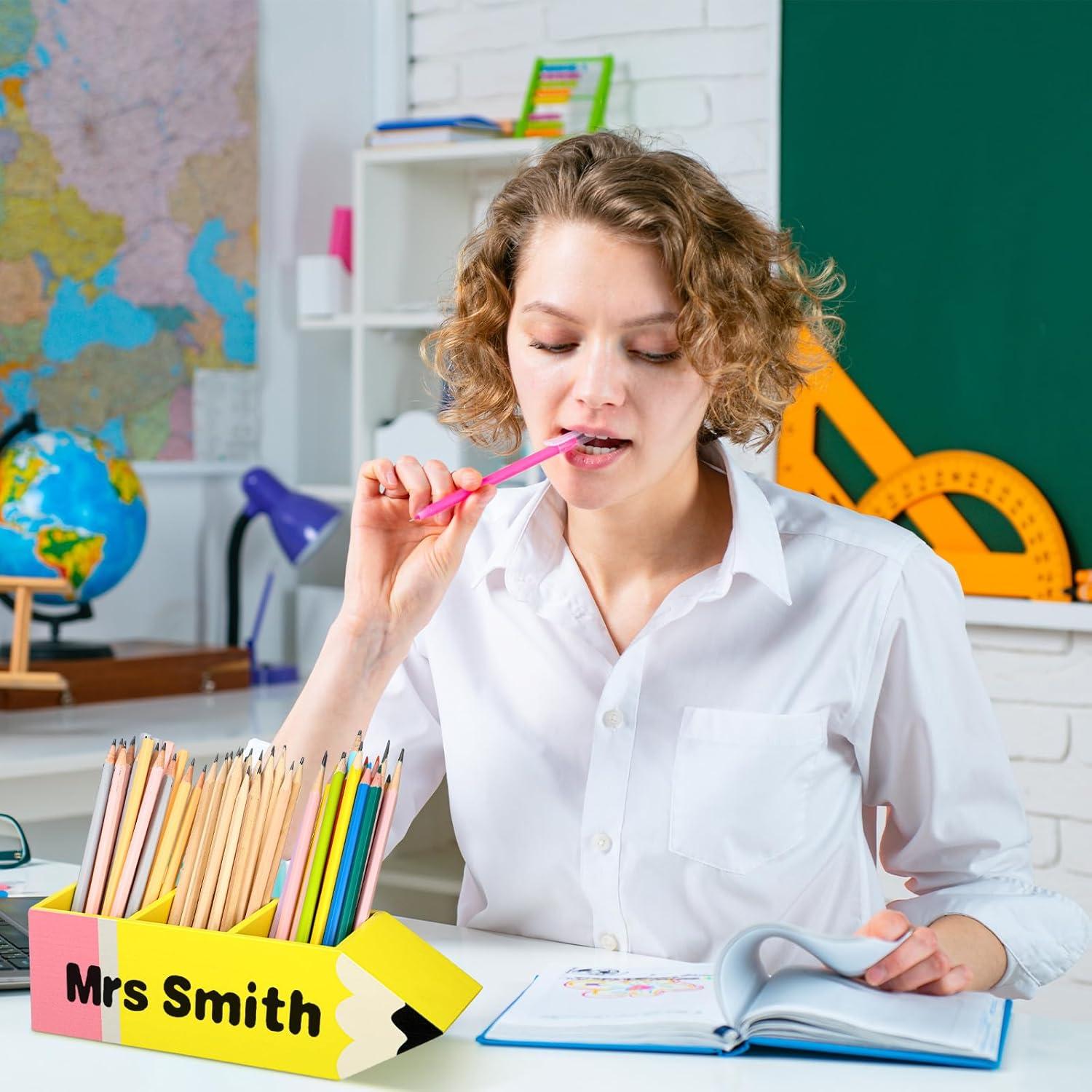 Kisston Organizador de Lápiz y Manzana DIY - 6 Piezas