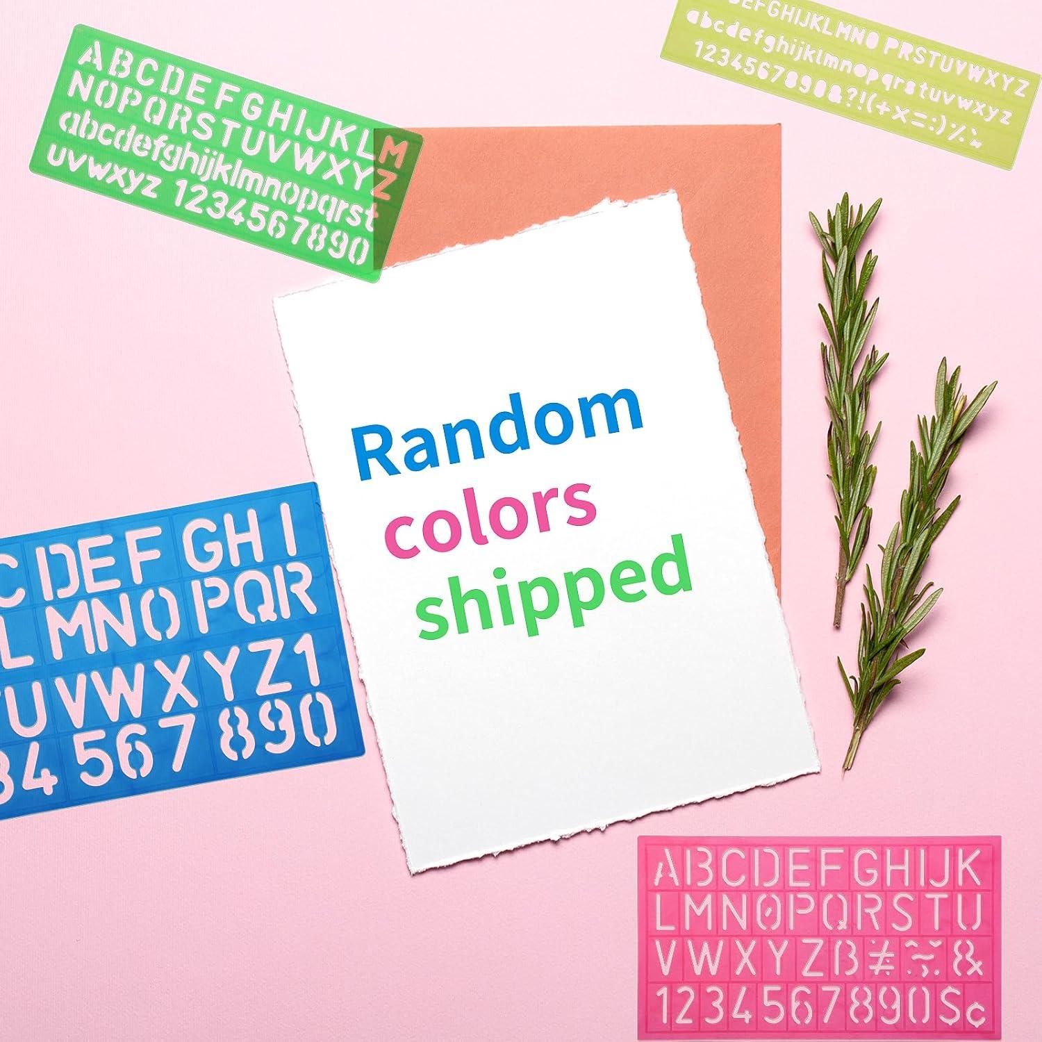 Juego de Plantillas de Letras y Números Molain - 4 Piezas