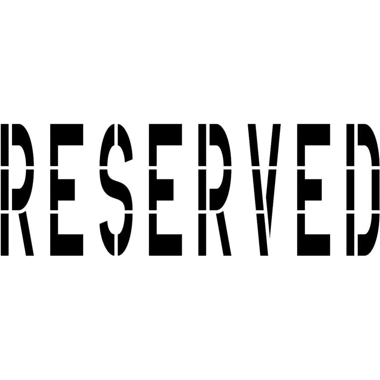 Plantilla de Estacionamiento Reservado Marketing Holders 2 Unidades