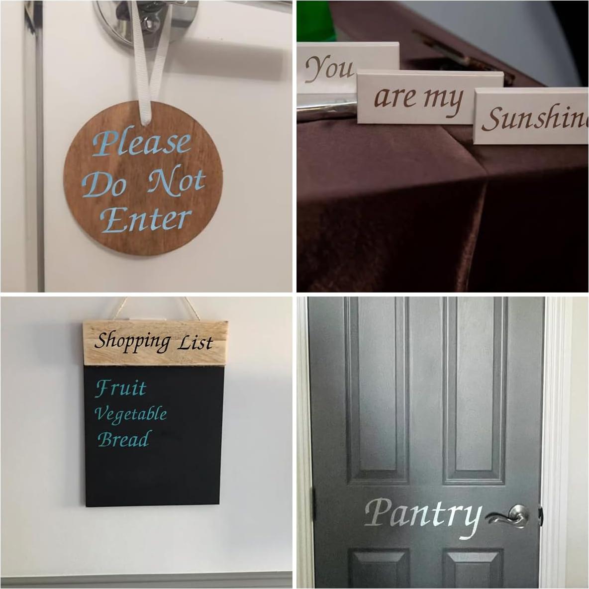 Plantillas de Letras y Números Reutilizables XANGEY 12.7 cm